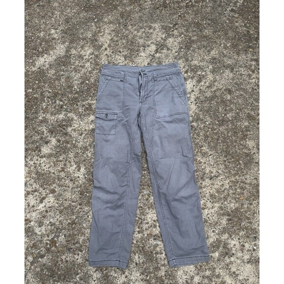 Anthropology Pilcro The Wanderer Low Rise Straight Leg Size 28 Khaki Gray Pants - Picture 1 of 6